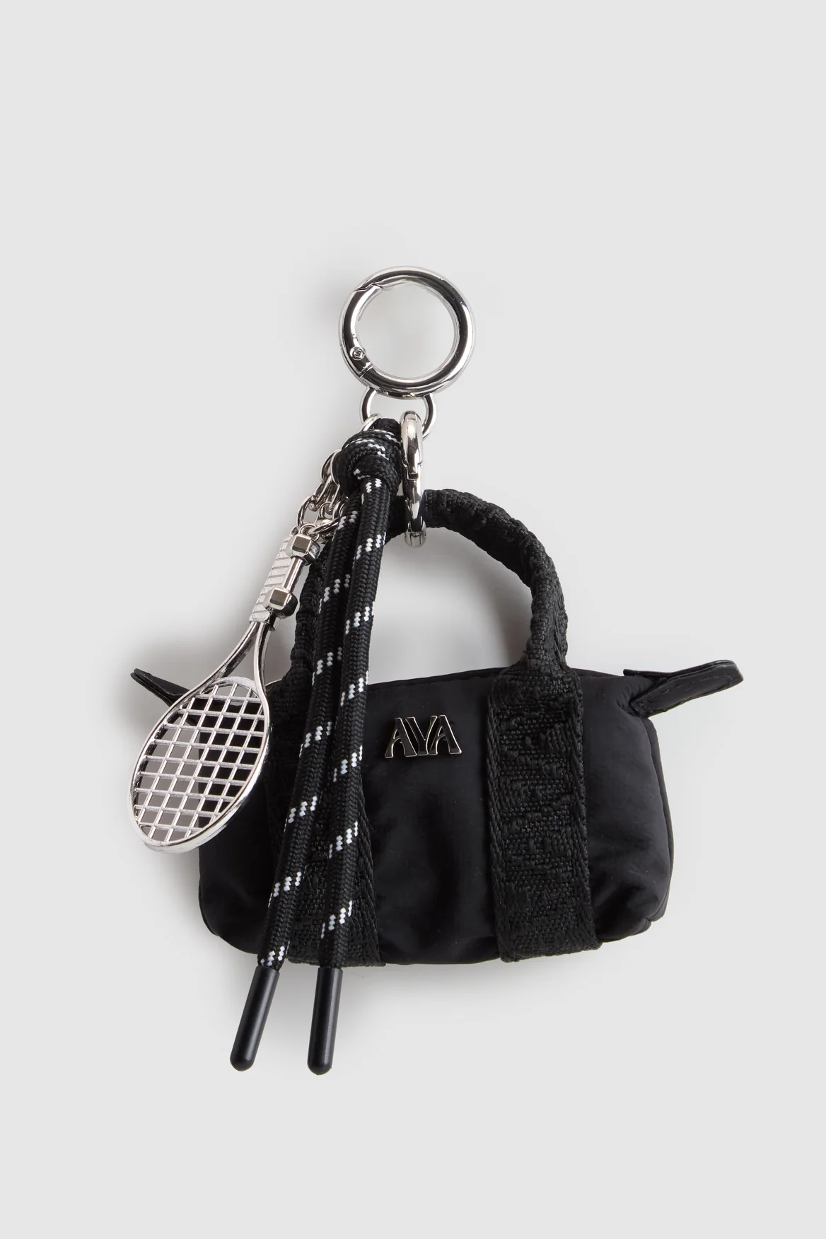 Nylon Mini Gym Bag Charm