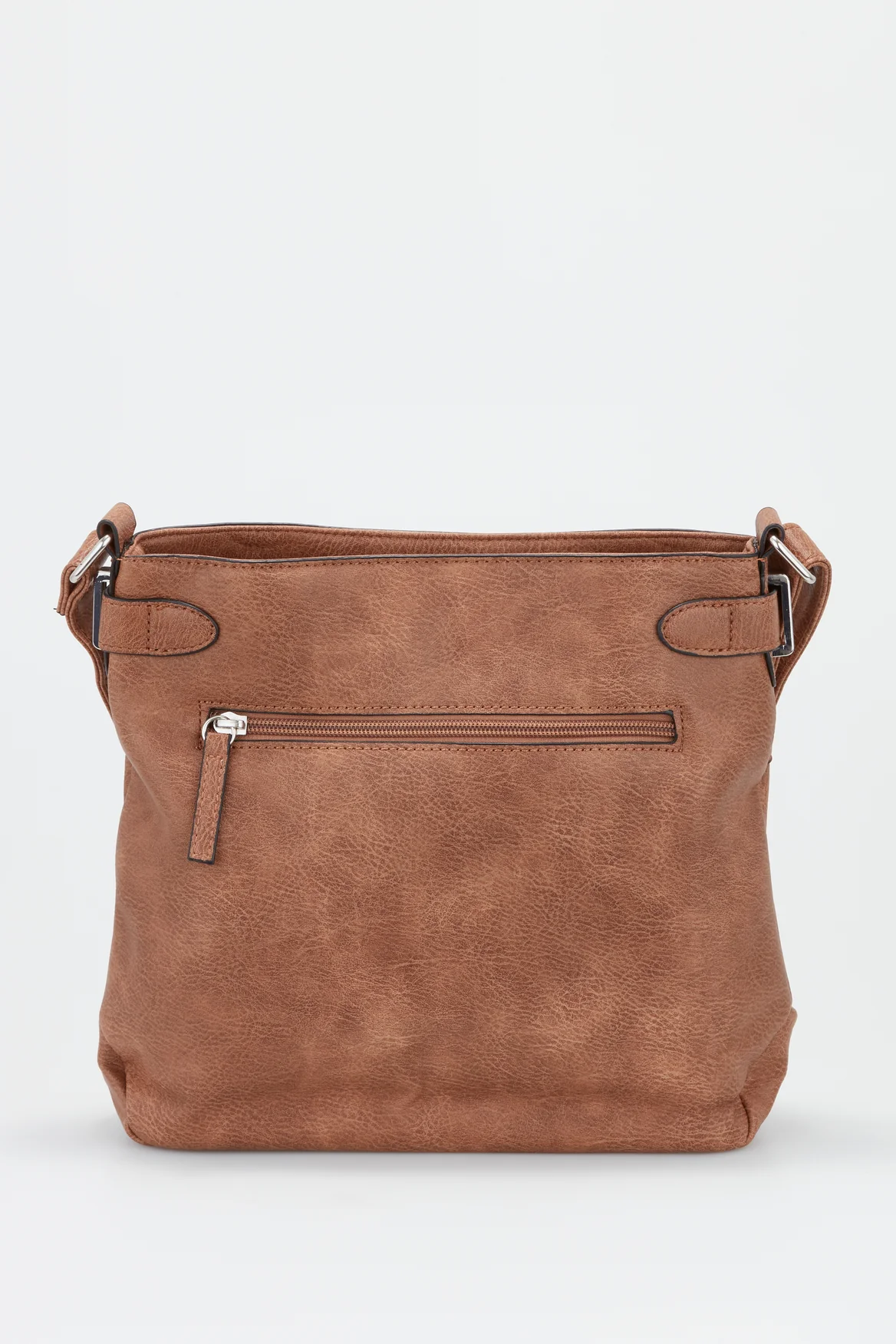 Tri-Pocket Crossbody Bag