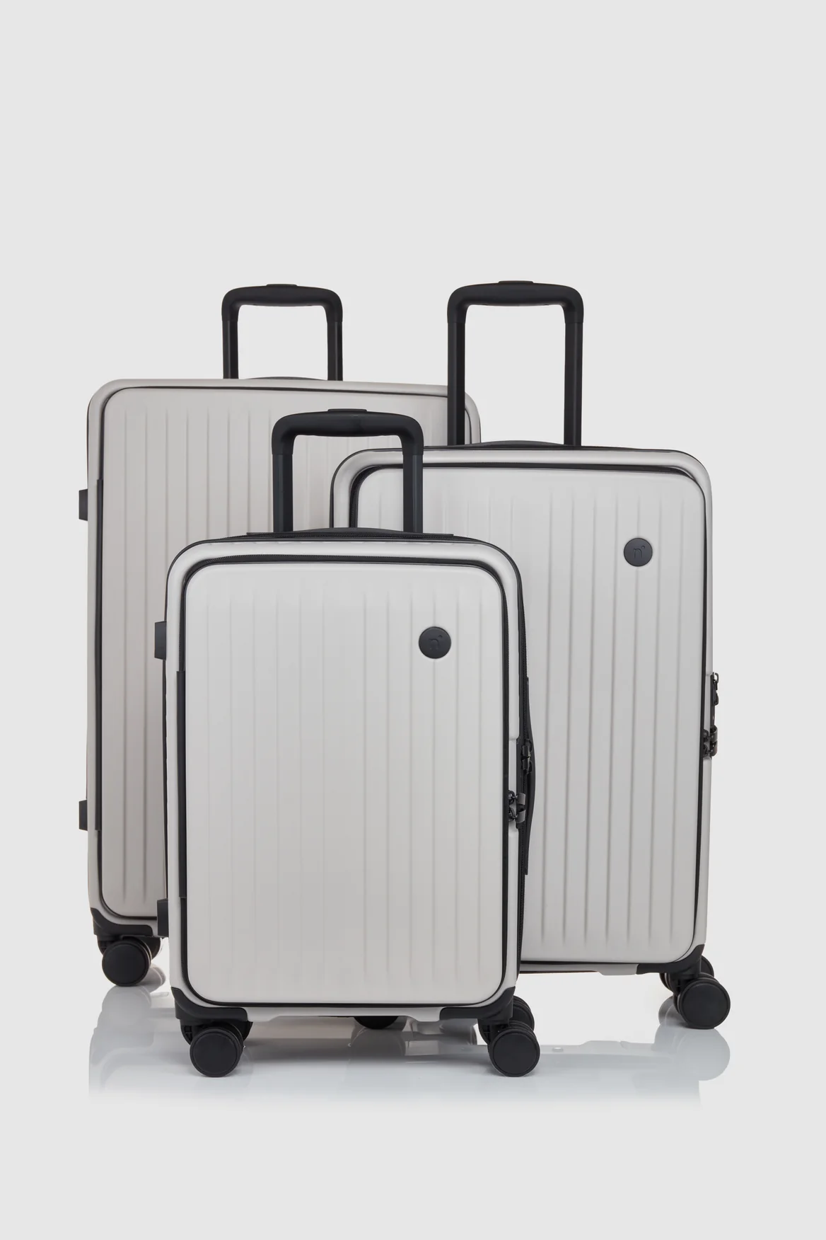 Venture Dual Open 3pc Suitcase Set