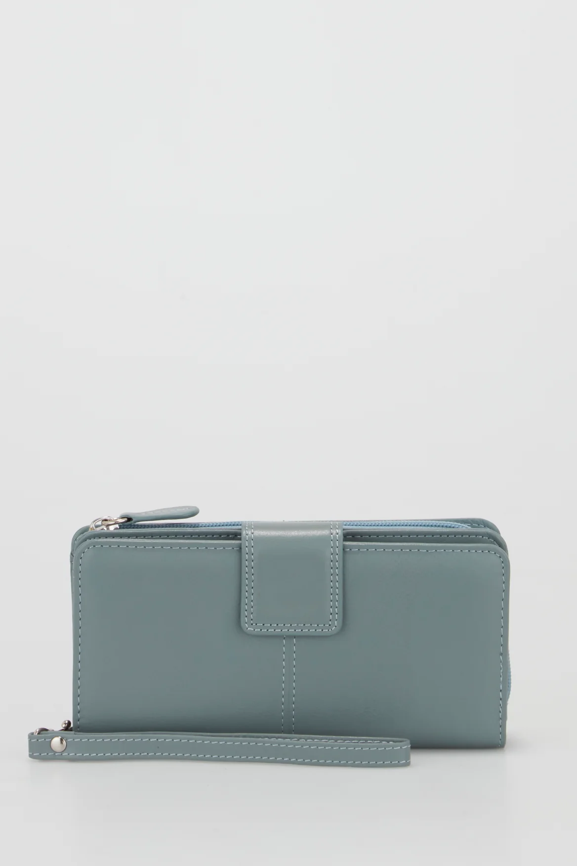 Leather Zip Around Wallet