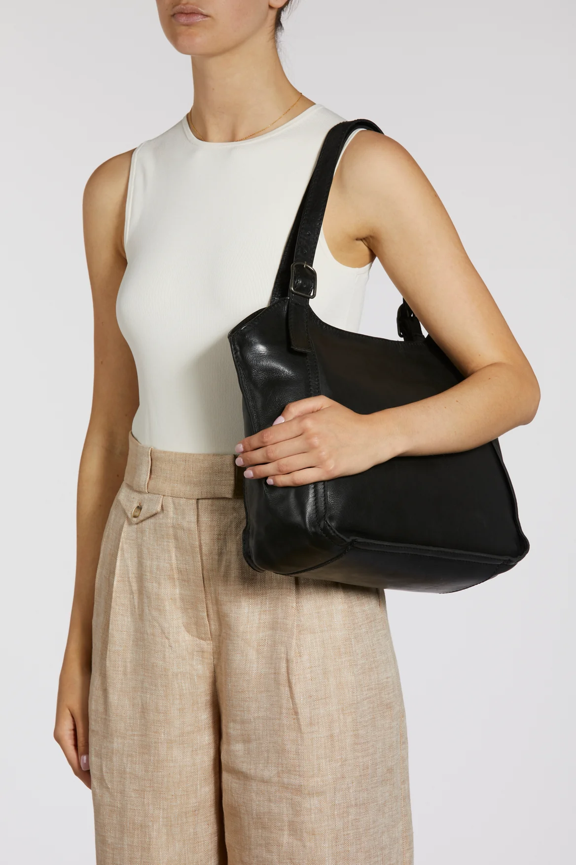 1599-maya-leather-buckle-tote-bag-7.webp Maya Leather Buckle Tote Bag