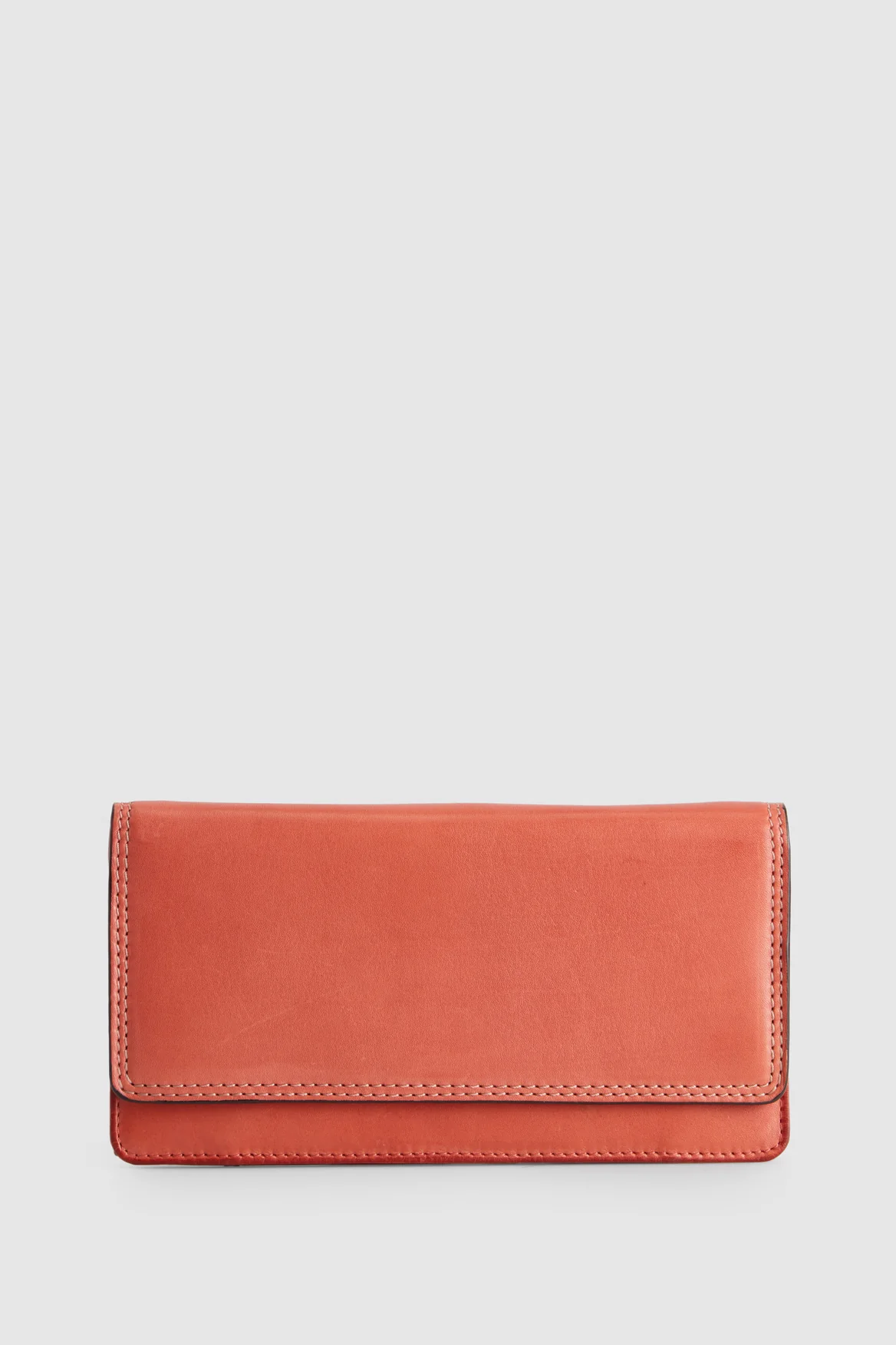 Maya Leather Large Clutch