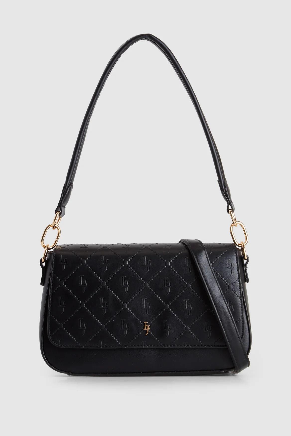 Embossed Shoulder Bag