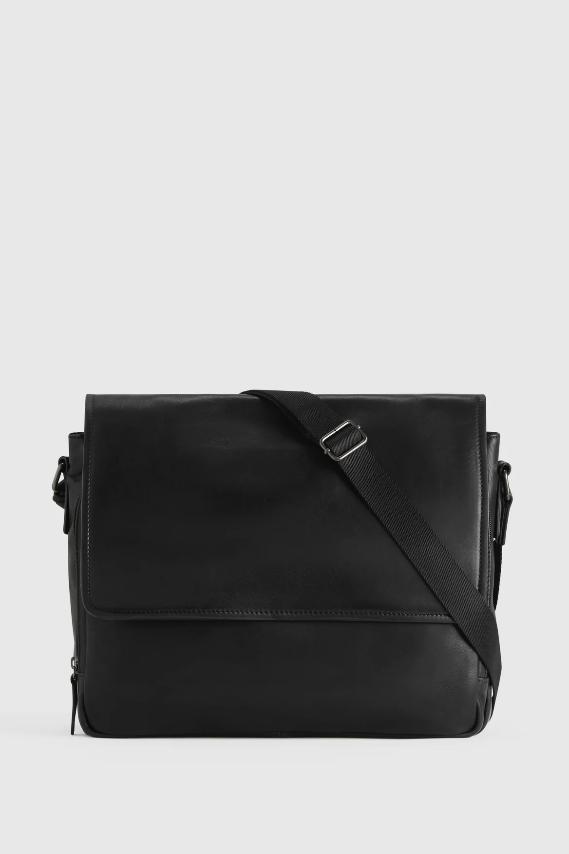 Zack Leather EW Satchel