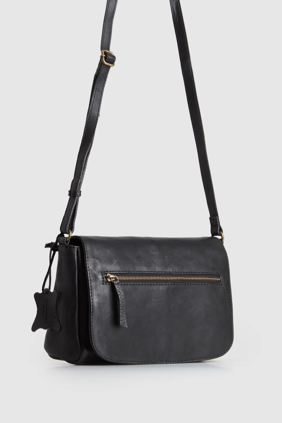 Wynn Leather Flap Crossbody Bag