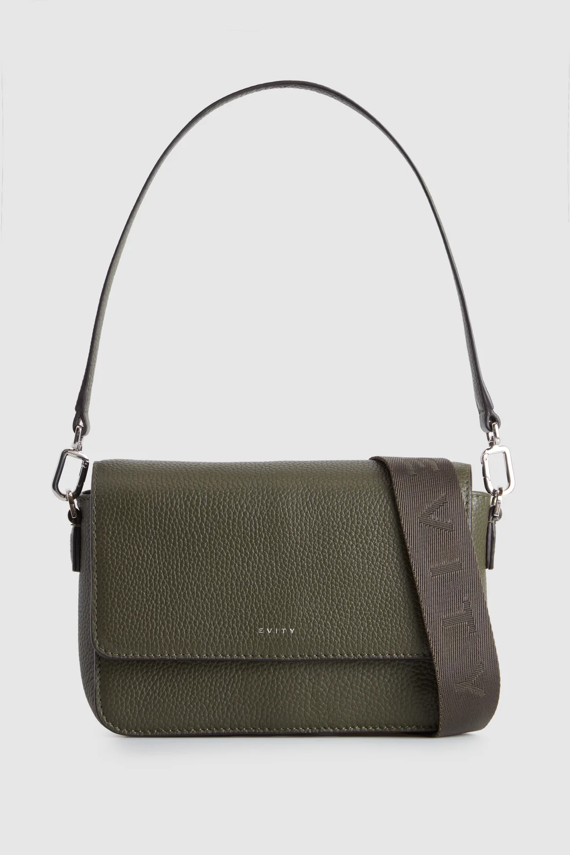 Grace Leather Flap Crossbody Bag