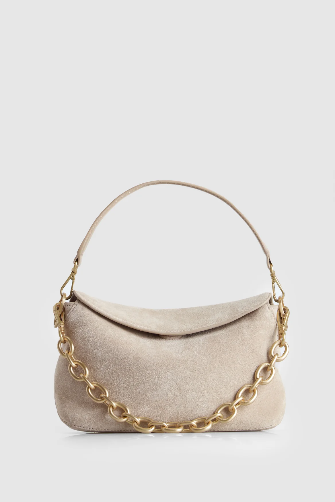 Clara Leather Chain Mini Grab Bag
