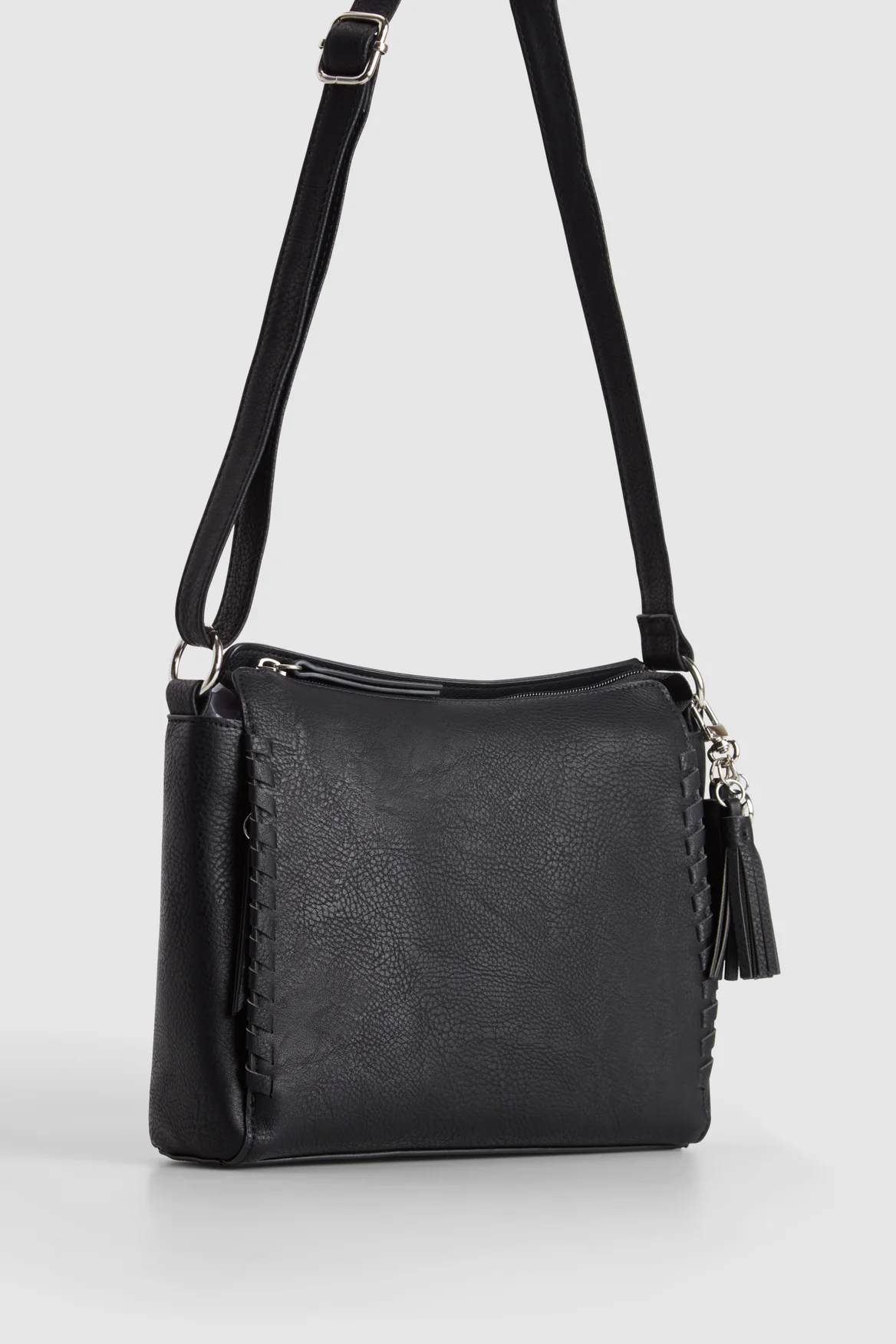 Zip Top Crossbody Bag