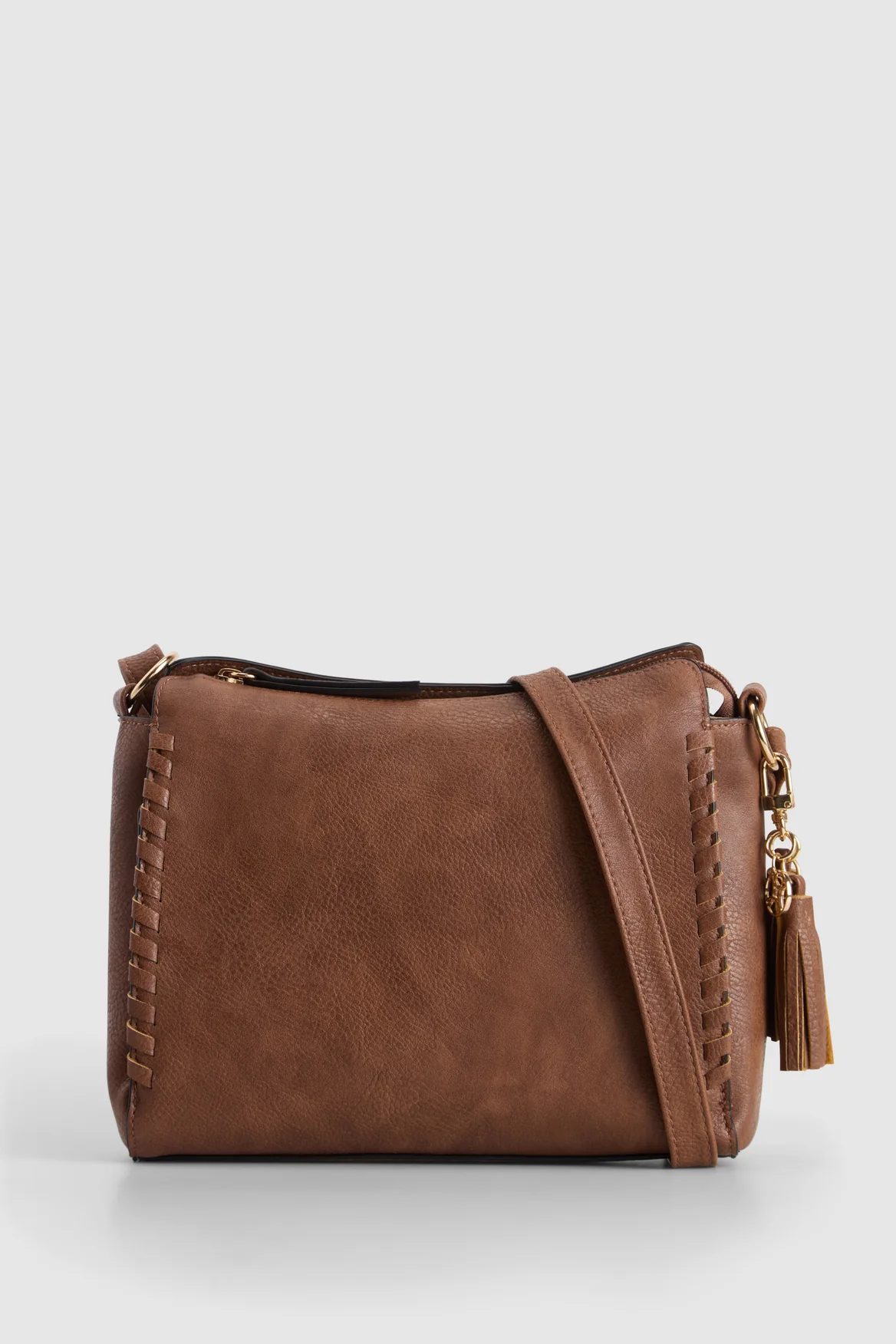 Zip Top Crossbody Bag