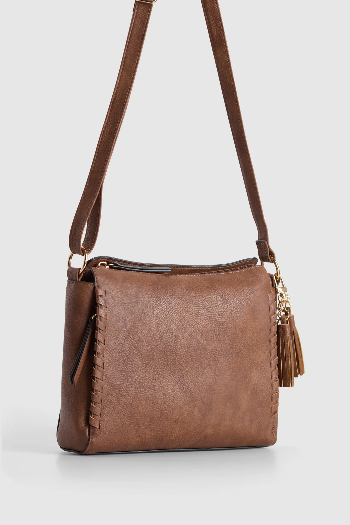 Zip Top Crossbody Bag