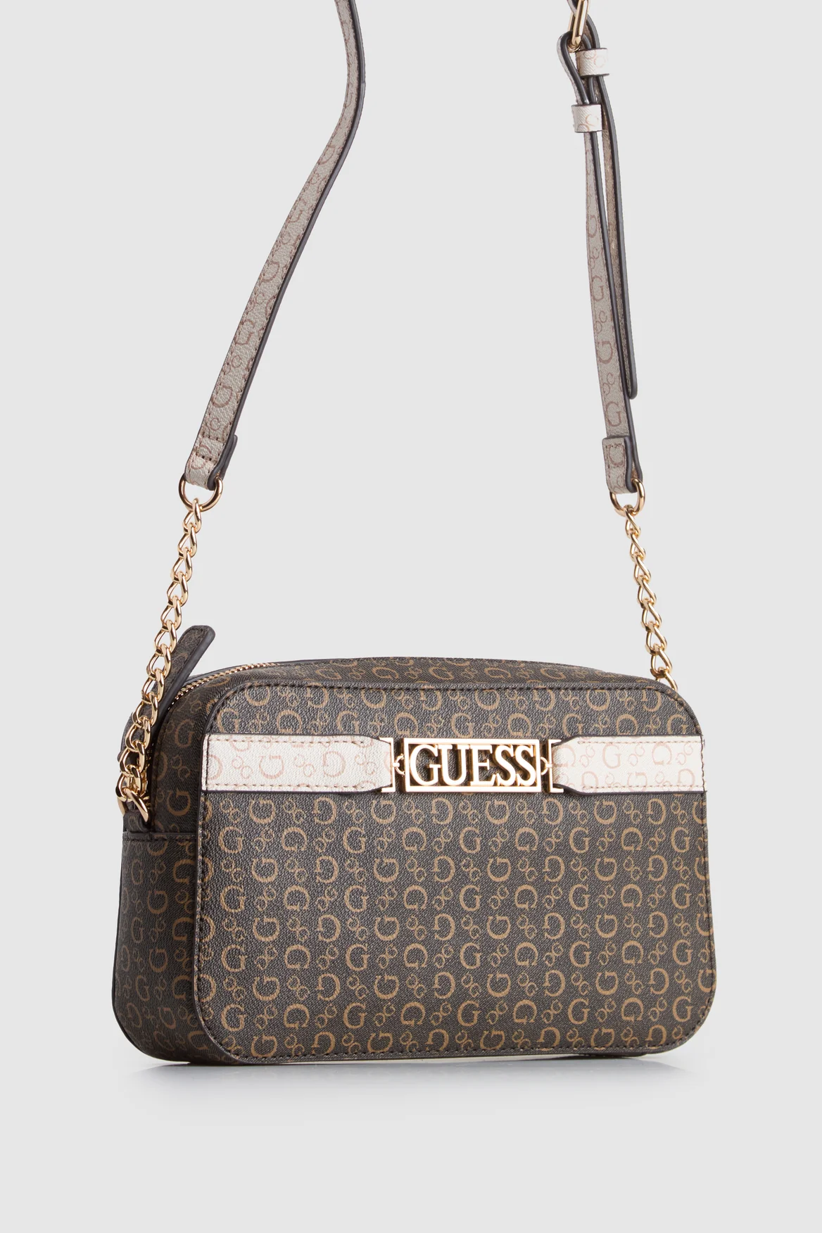 Perrez Top Zip Crossbody Bag