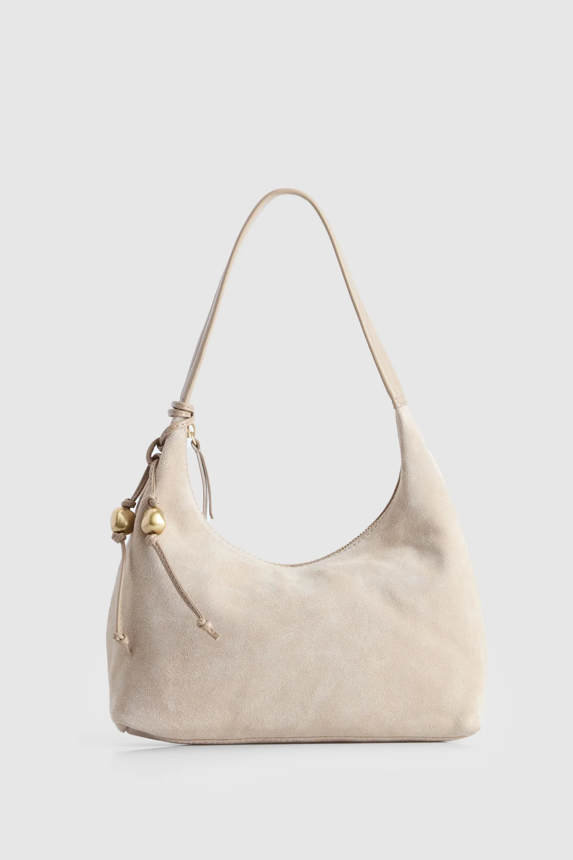 Nina Leather Suede Hobo Bag