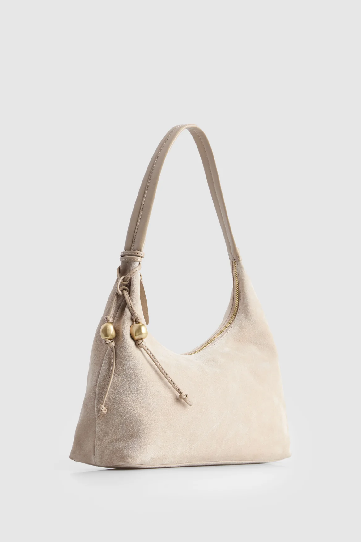 Nina Leather Suede Hobo Bag