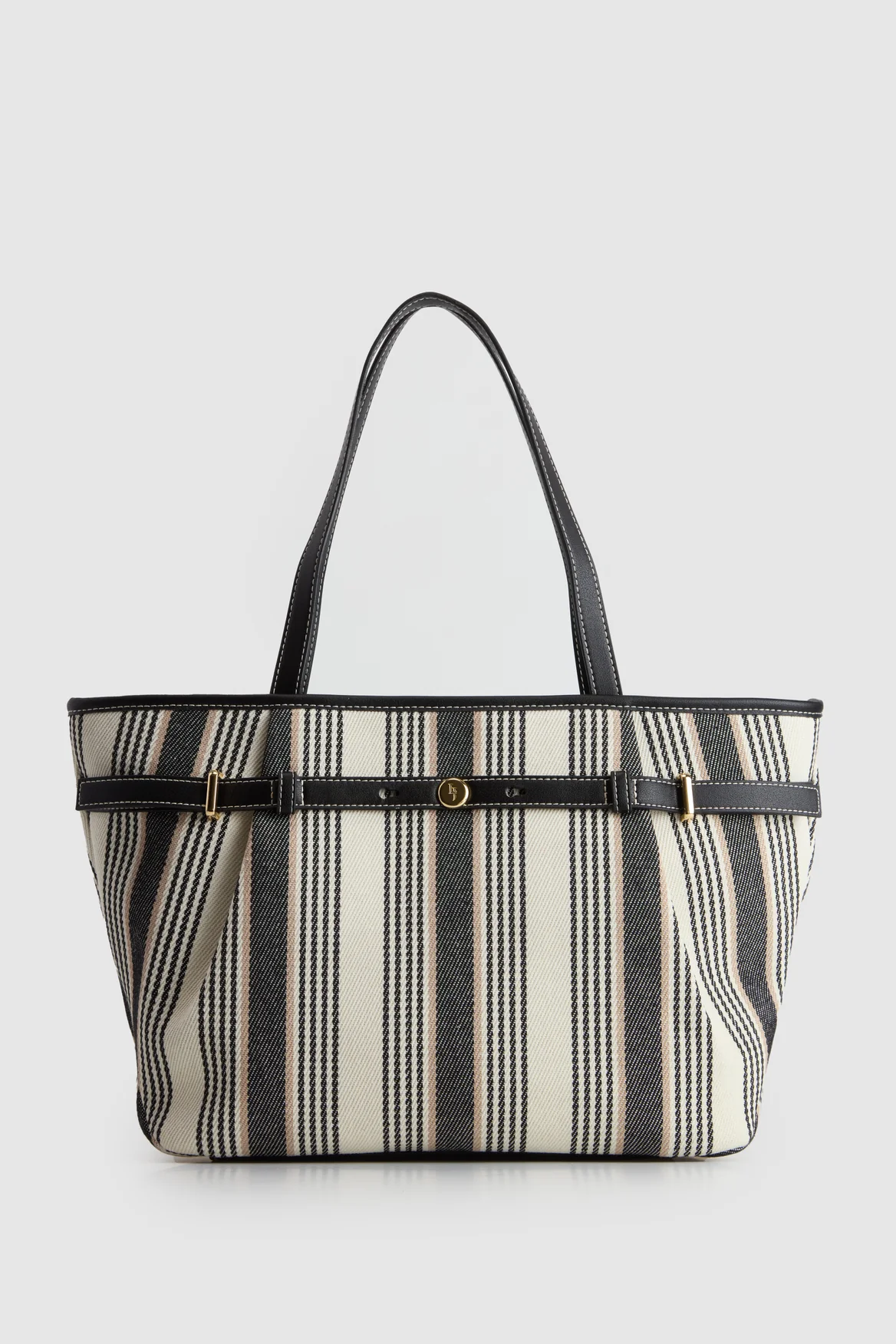 Raya Stripe Canvas Tote Bag