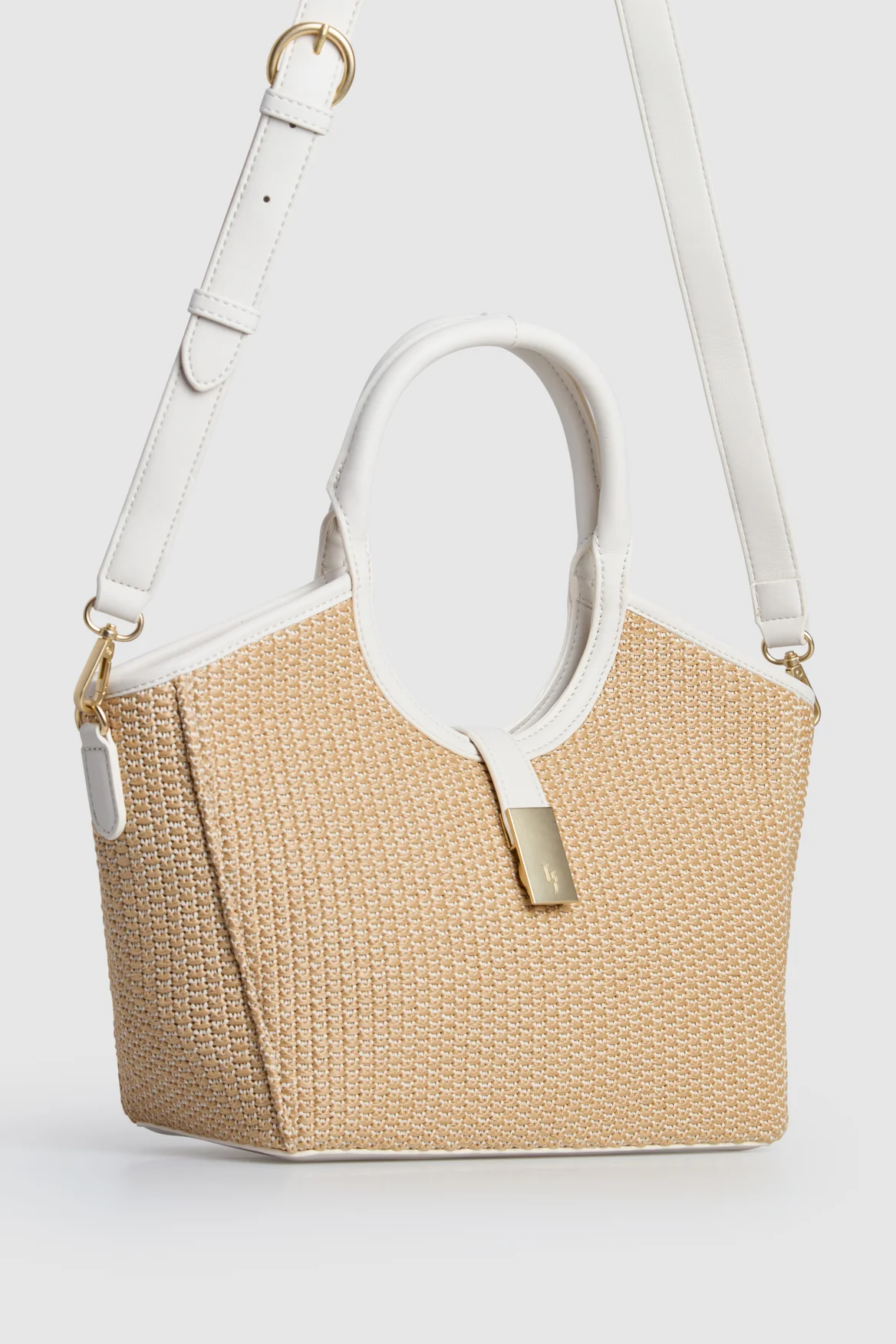 Alina Straw Grab Tote