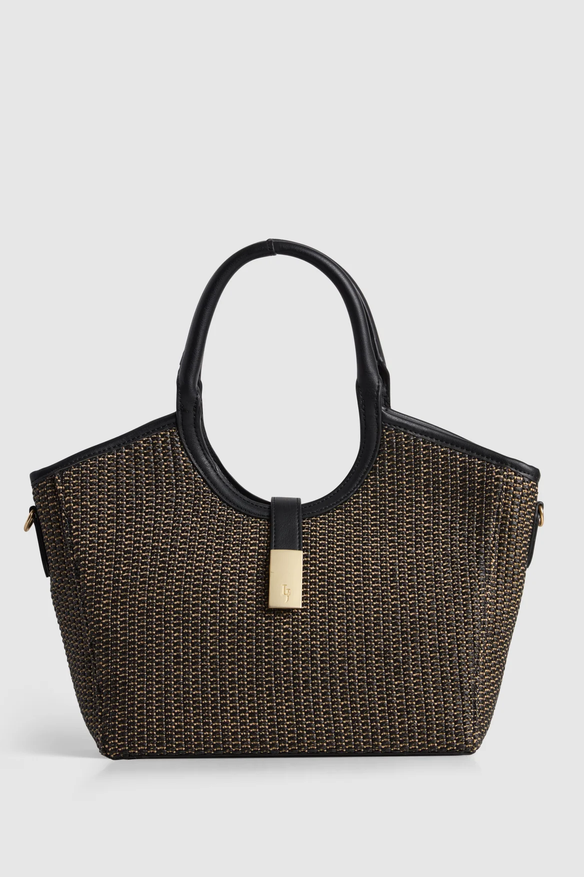 Alina Straw Grab Tote