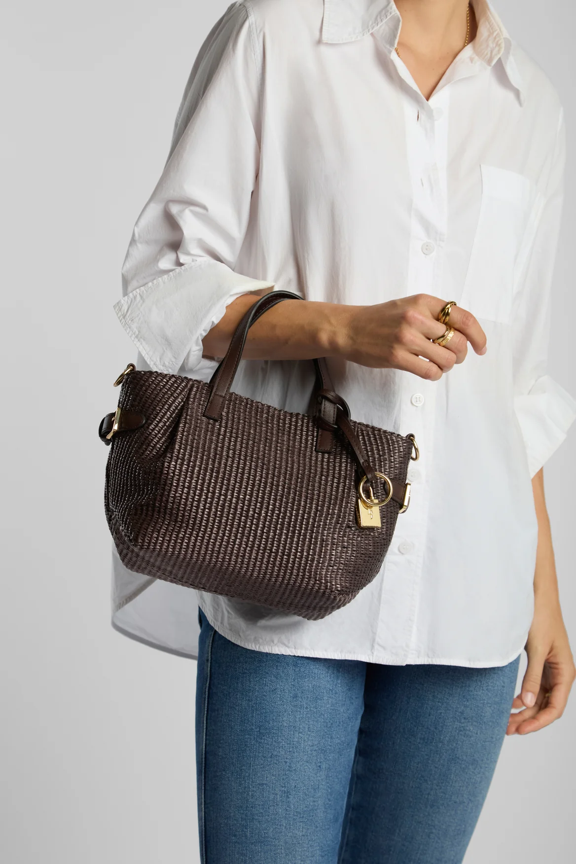 Straw Mini Shopper