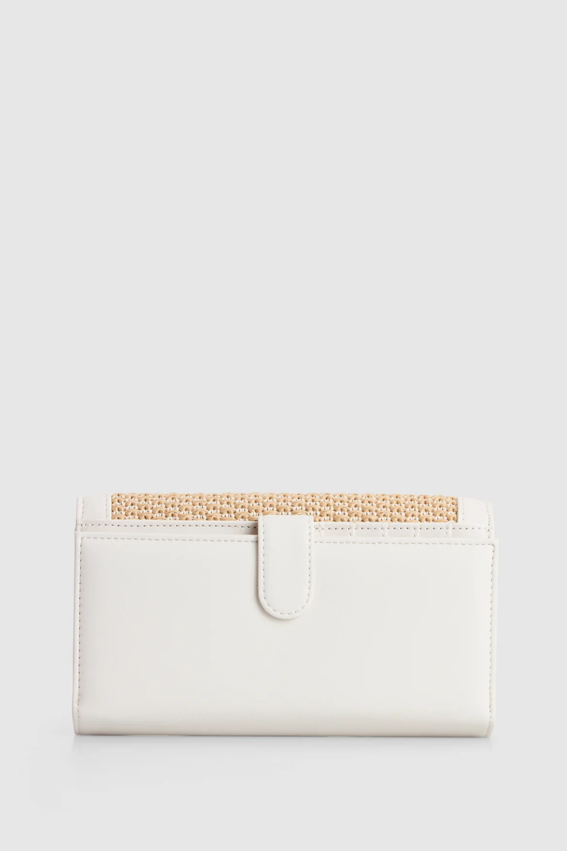 Alina Straw Large Wallet