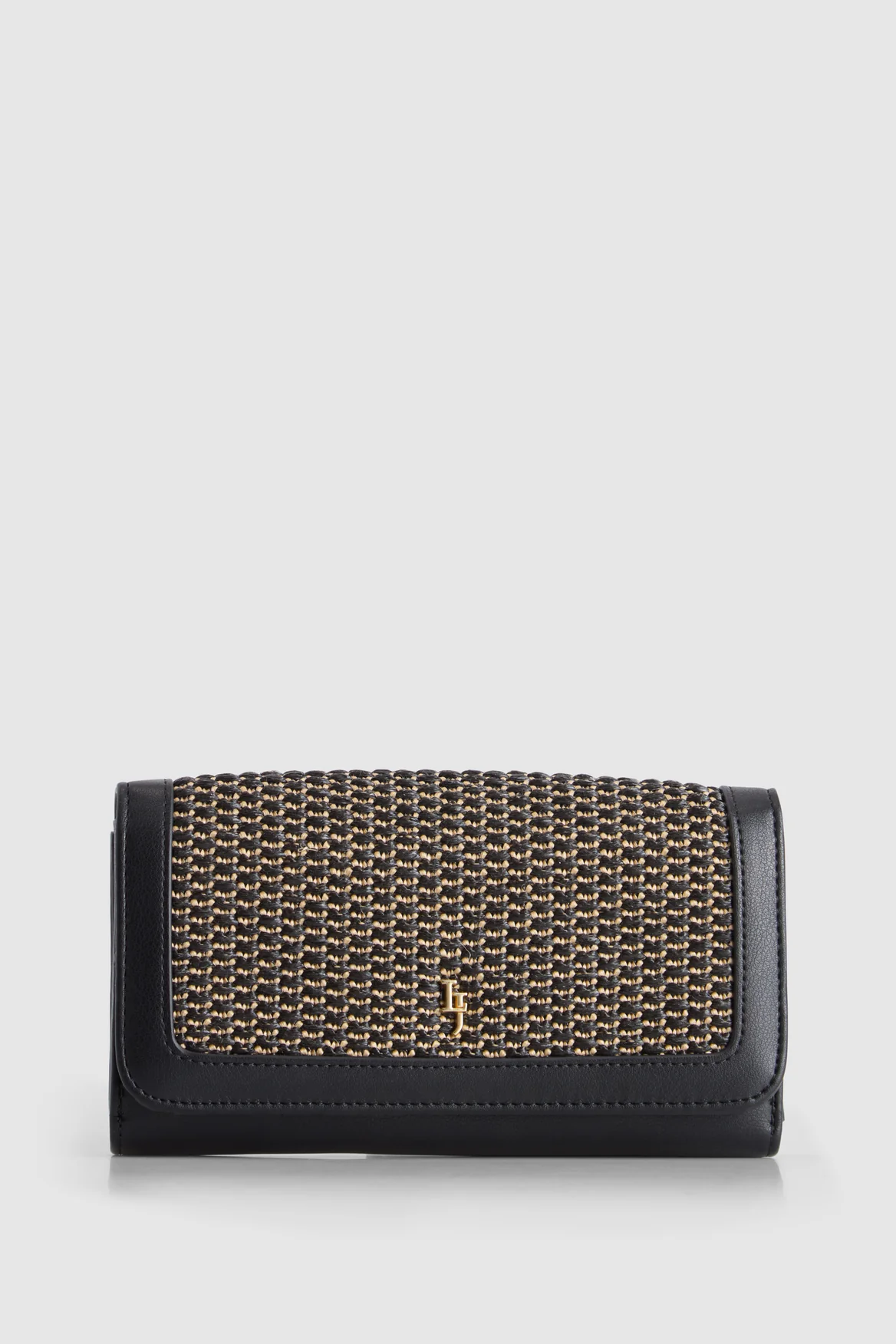 Alina Straw Large Wallet