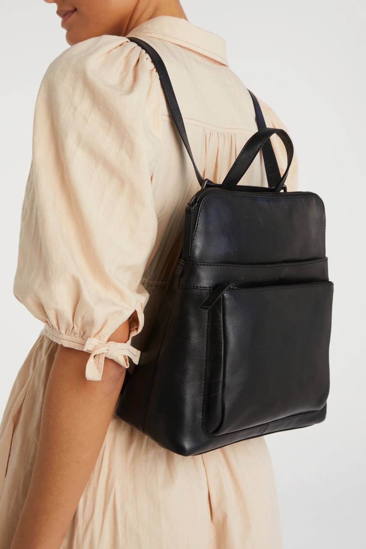 935-maya-leather-convertible-backpack-4.webp Maya Leather Convertible Backpack