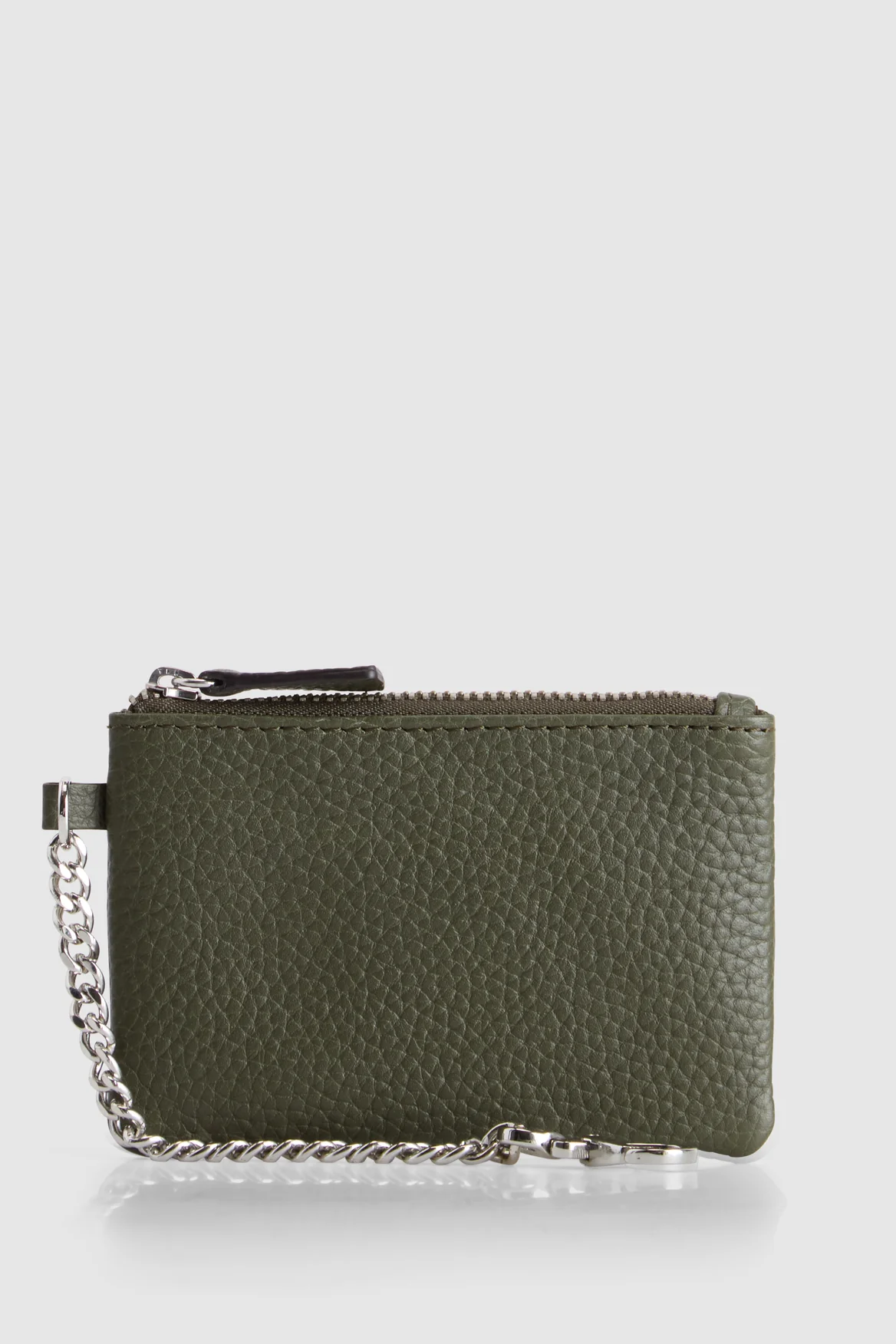 Leather Mini Slim Pouch Charm