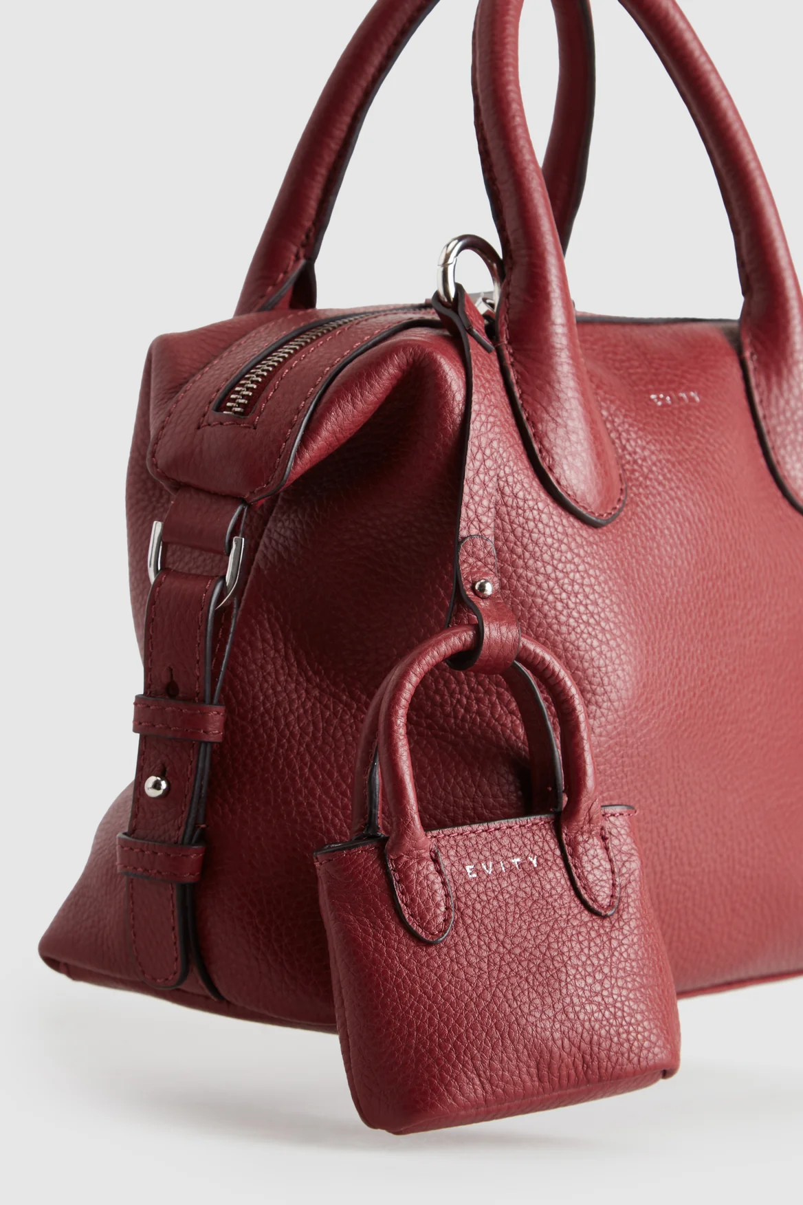 Grace Leather Mini Bag Charm