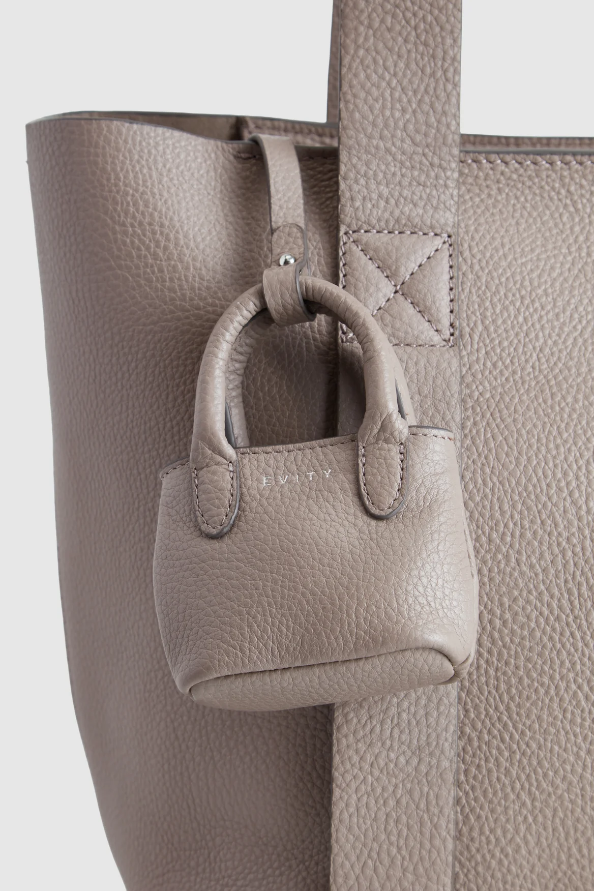 Grace Leather Mini Bag Charm