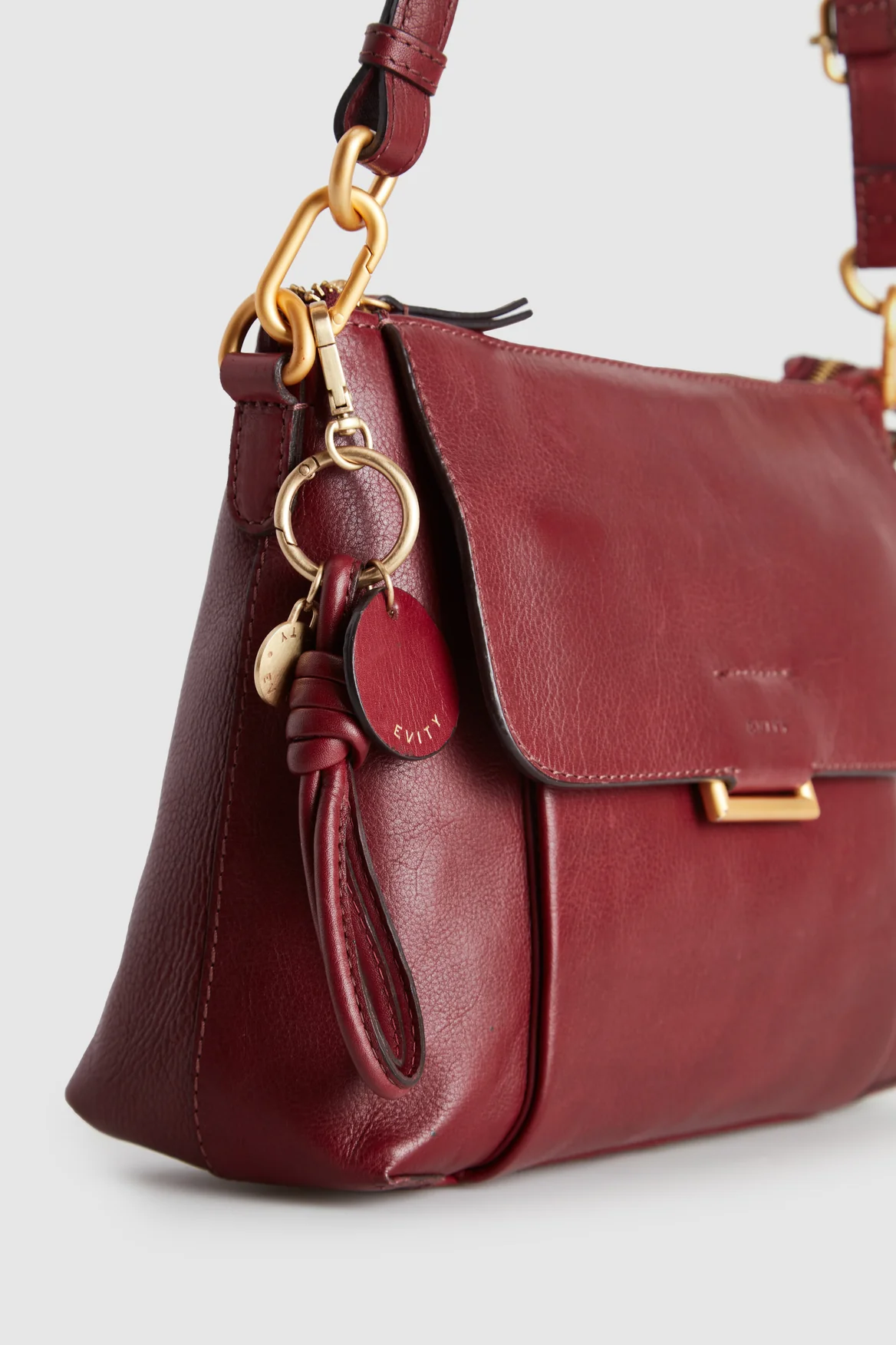 Leather Knot Charm
